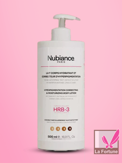 NUBIANCE LAIT CORPS UNIFIANT & HYDRATANT HRB-3, 500ML